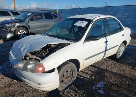 1999 Chevrolet Metro Lsi из США, поврежденный, VIN 2C1MR5229X6709771